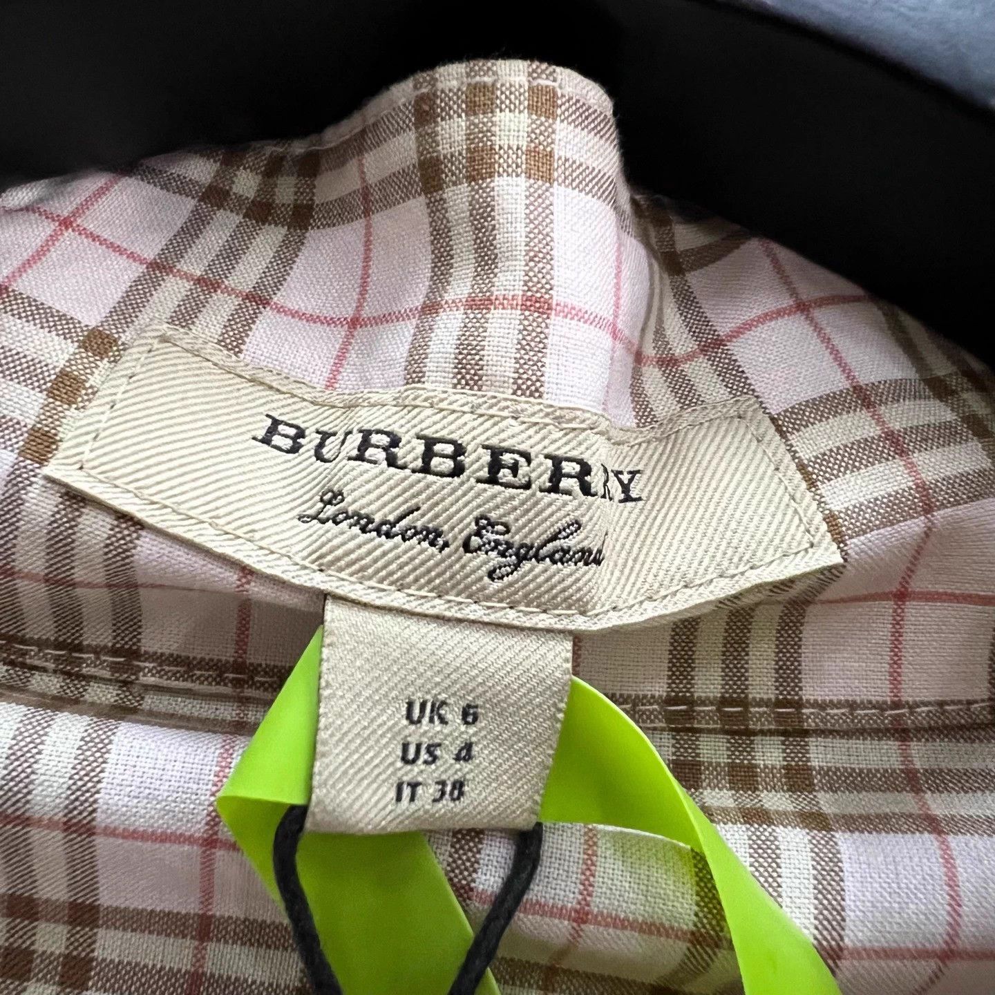 Burberry Burberry Check Shirt Dress IT38 98 New No Acc Size XS / US 0-2 / IT 36-38 - 4 Thumbnail