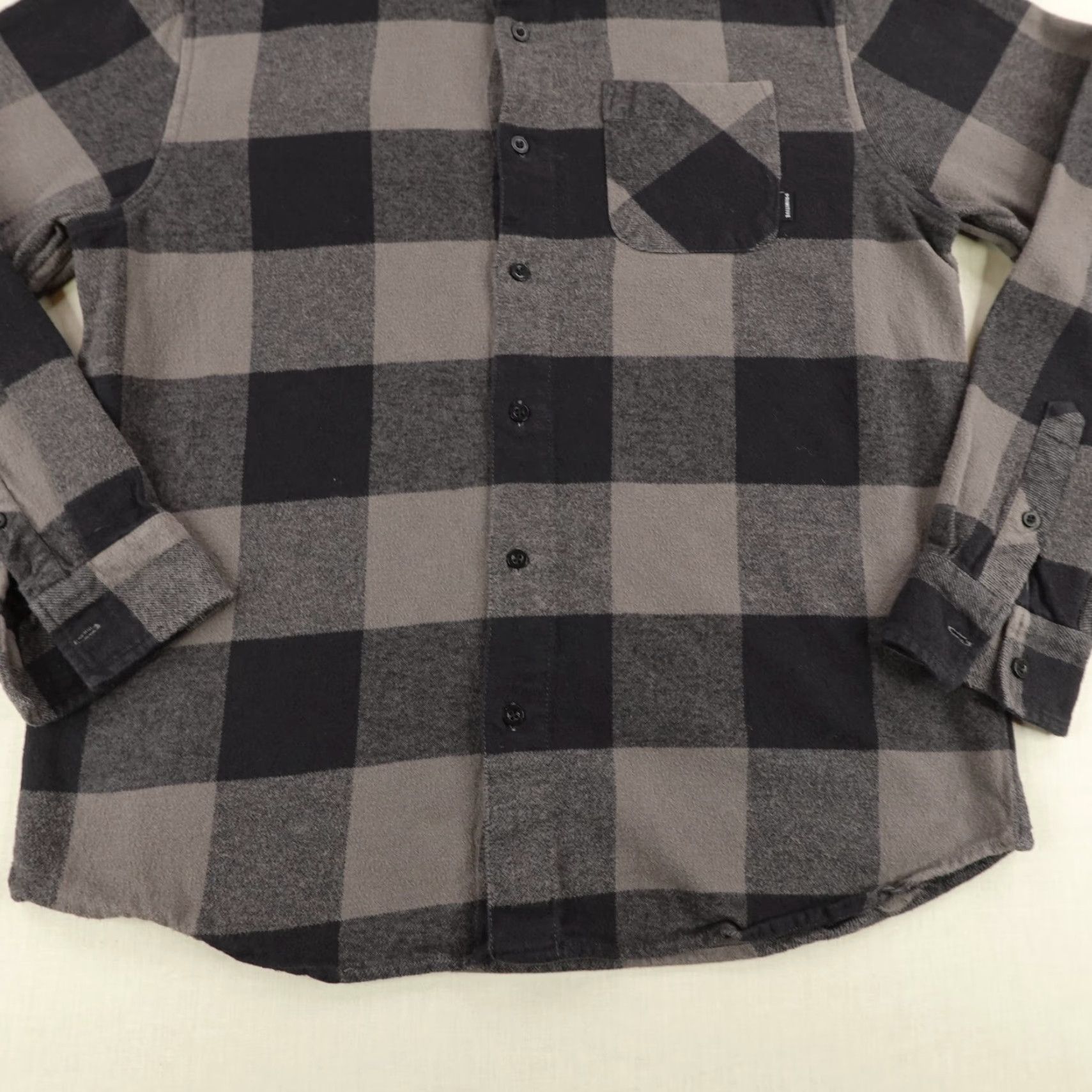 Primitive VINTAGE Primitive Apparel Plaid Flannel Shirt Mens Medium Long Sleeve Cotton Casual Skater Skull Embroidered Size US M / EU 48-50 / 2 - 5 Thumbnail