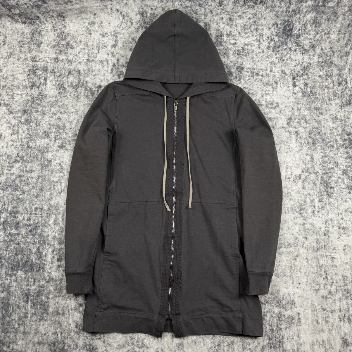 Rick Owens Rick Owens SS/18 Mainline Long Zip Hooded ‘Grey’ Jacket Size US S / EU 44-46 / 1 - 1 Thumbnail