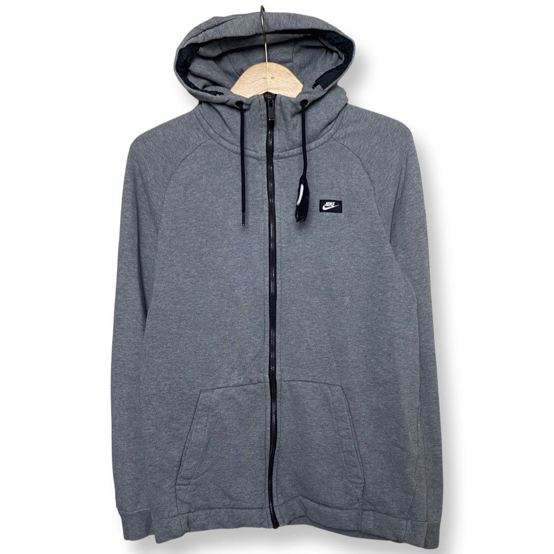 Nike Nike Grey Logo Swoosh Hoodie Size S Size US S / EU 44-46 / 1 - 1 Thumbnail