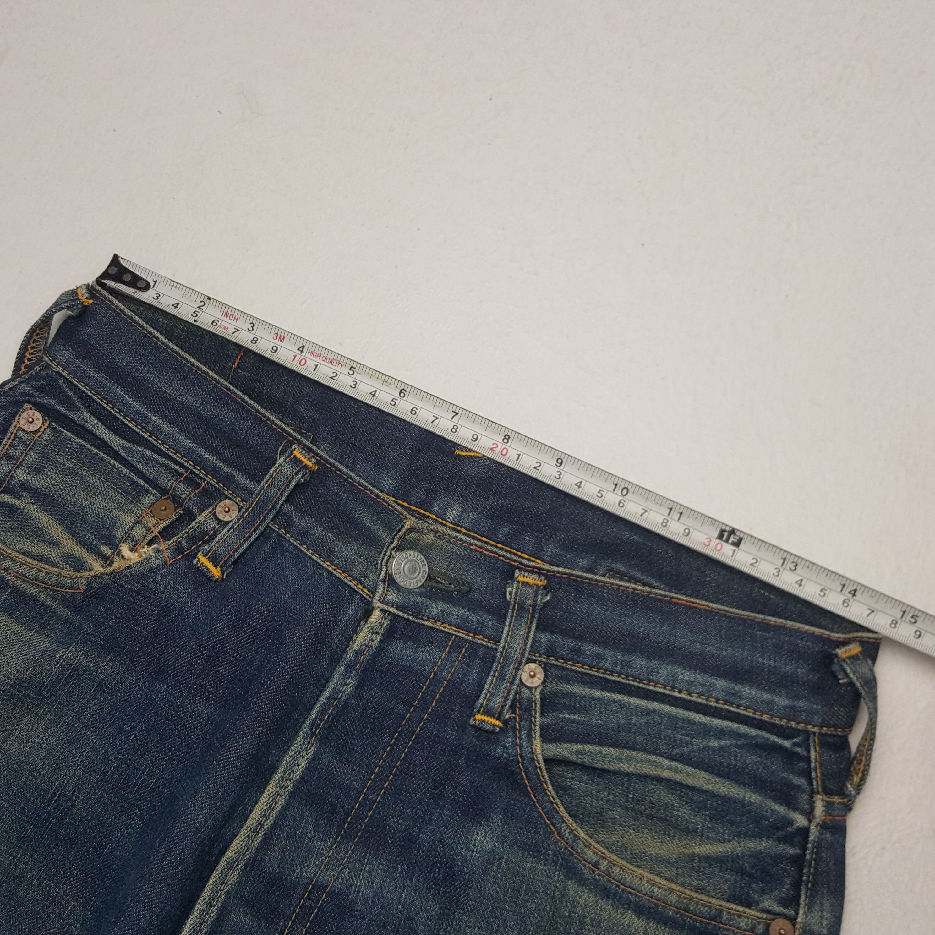 Evisu × Japanese Brand × Vintage Vintage Evisu Selvedge Japanese Daicock Custom Denim Jeans Size US 29 - 9 Thumbnail