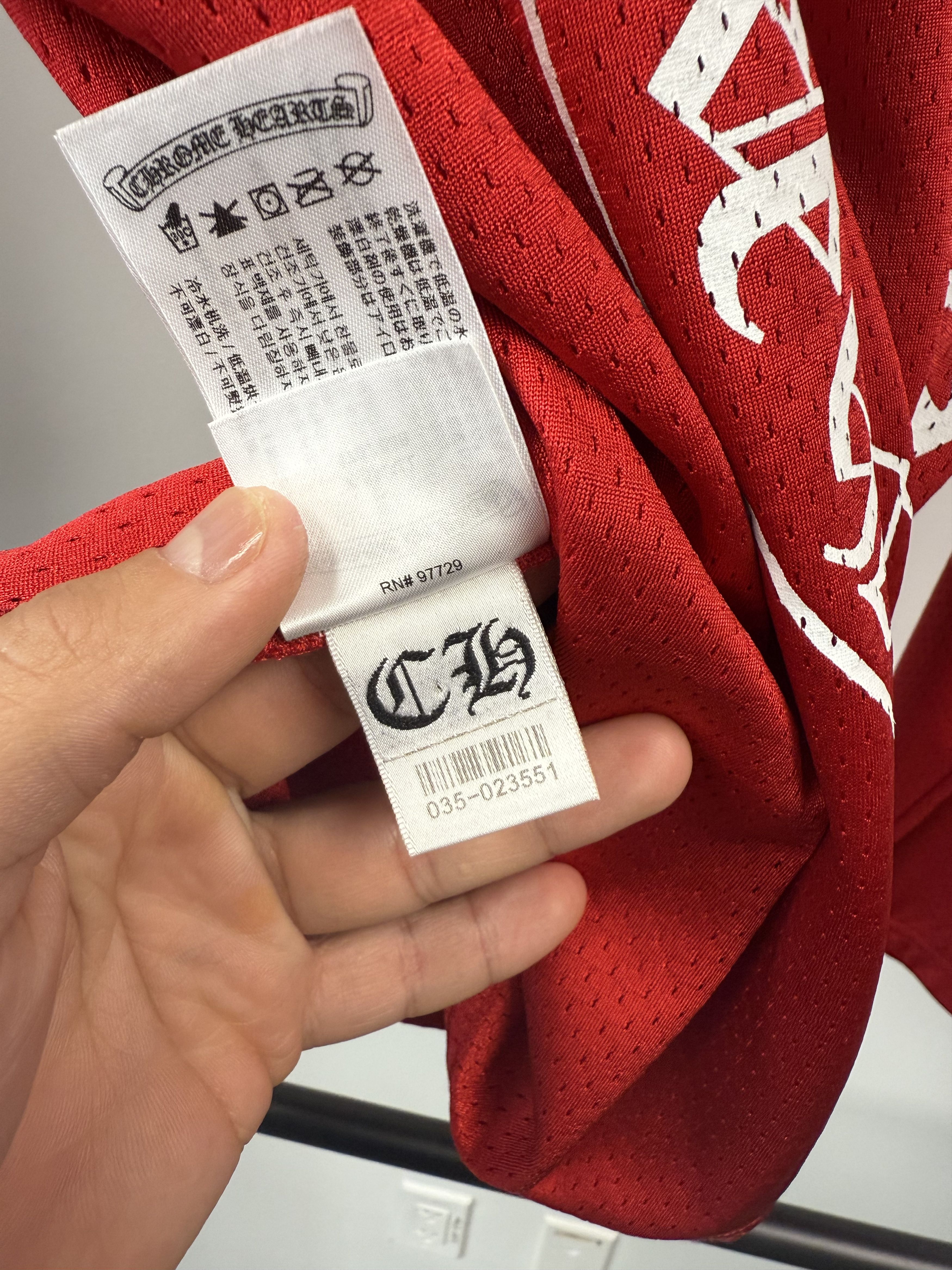 Chrome Hearts Chrome Hearts x Matty Boy "Form" Mesh LS Jersey Red - XS Size US XS / EU 42 / 0 - 9 Thumbnail