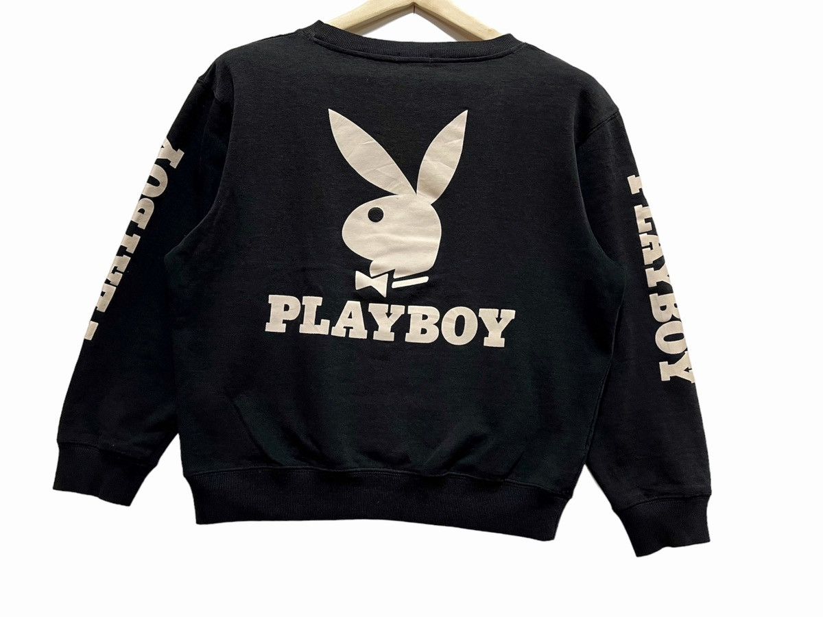 Playboy × Vintage Vintage 90s PLAYBOY Big Logo Crewneck Sweatshirt Size L Size US L / EU 52-54 / 3 - 1 Thumbnail