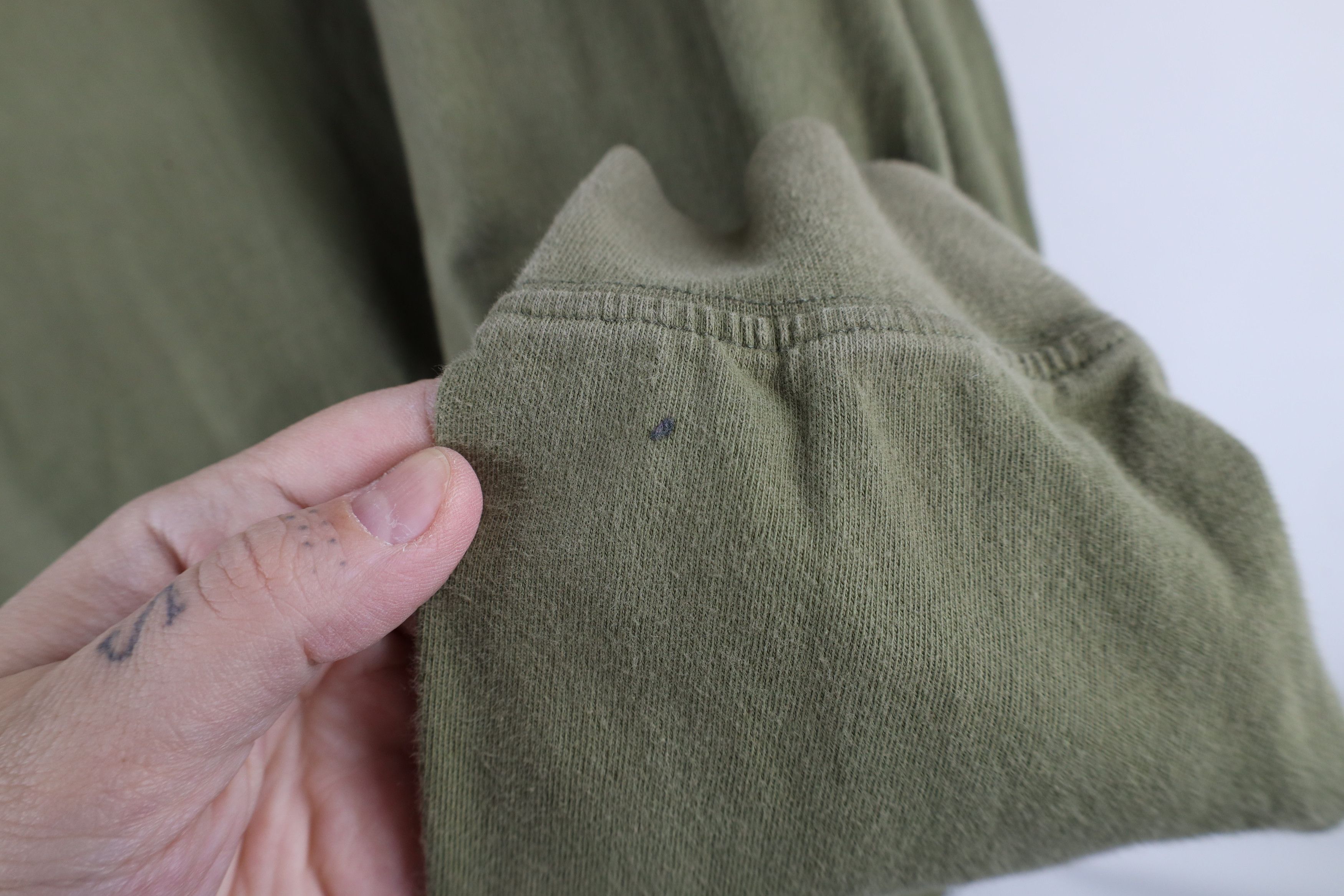 Cabelas × Vintage Vintage 90s Cabelas Mock Neck Long Sleeve T-Shirt Green Size US L / EU 52-54 / 3 - 5 Thumbnail