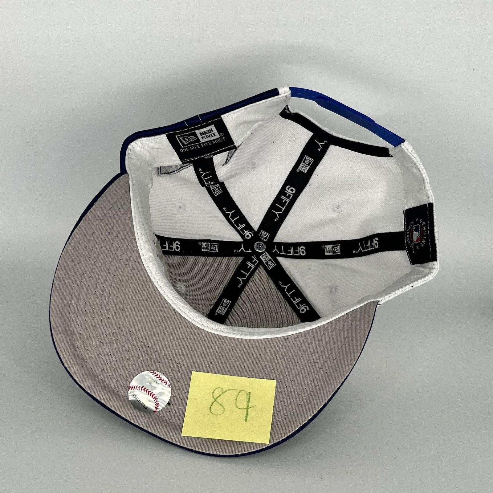 New Era White Blue Los Angeles Dodgers New Era MLB 9Fifty Snapback Size ONE SIZE - 4 Thumbnail