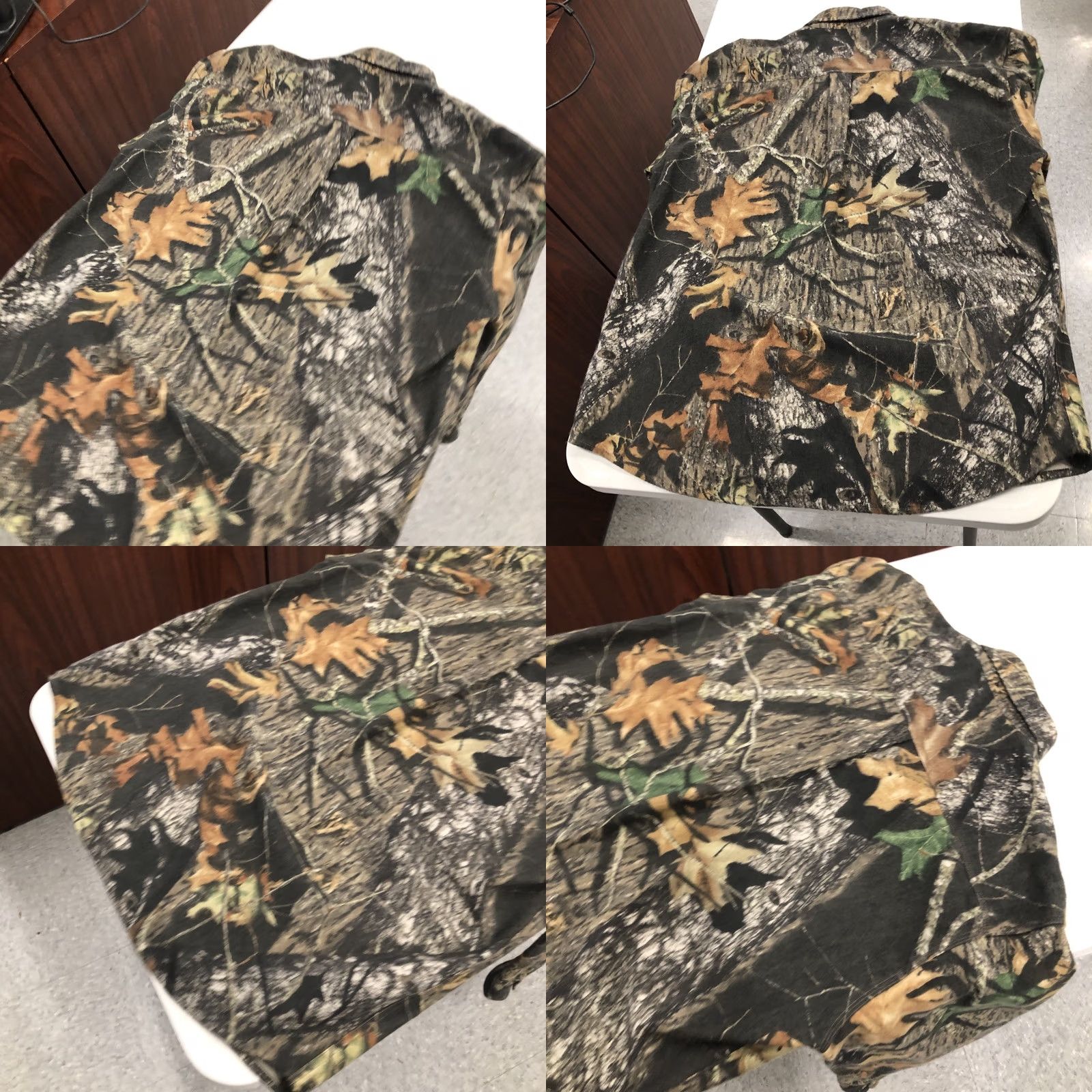 Vintage Browning Mossy Oak Shirt Men Large Camouflage Green Flannel Button-Up Button-Down Outdoor Fall Spring Size US L / EU 52-54 / 3 - 8 Thumbnail