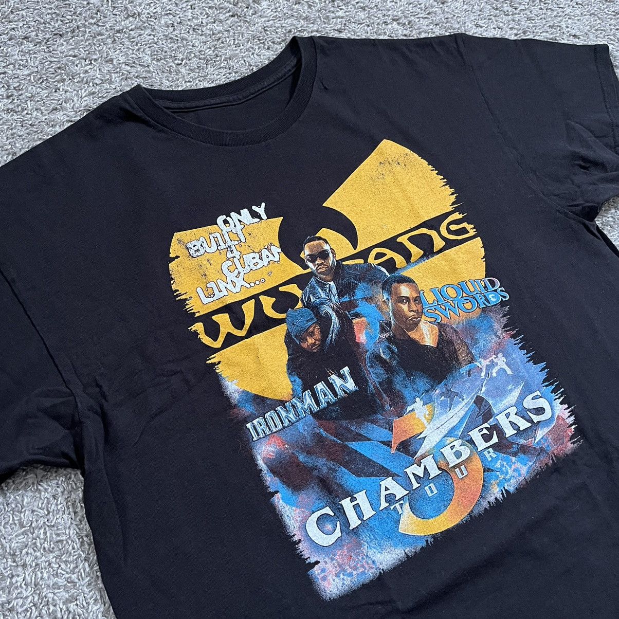 Wu-Tang Shirt Size Large 3 Chambers Tour WuTang Gza Raekwon