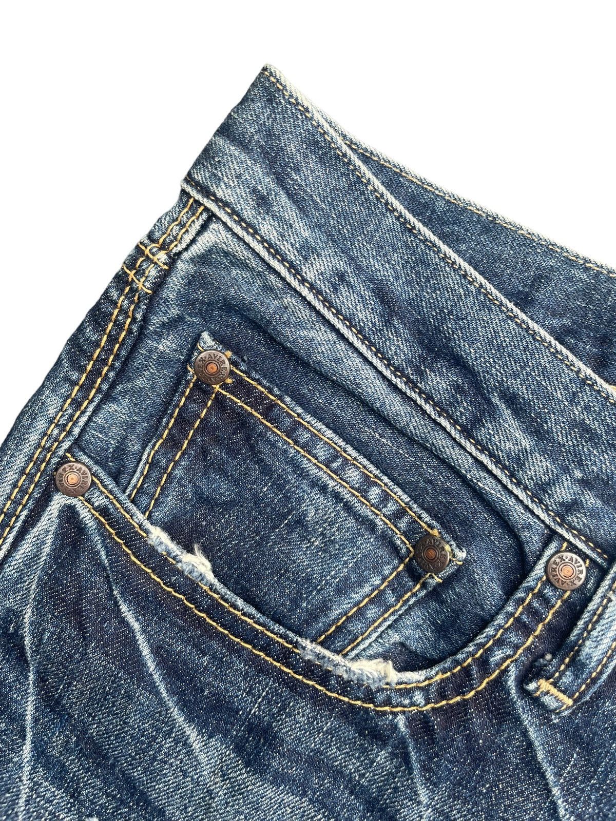 Avirex Avirex Type Blue Distresed Denim Size US 34 / EU 50 - 6 Thumbnail
