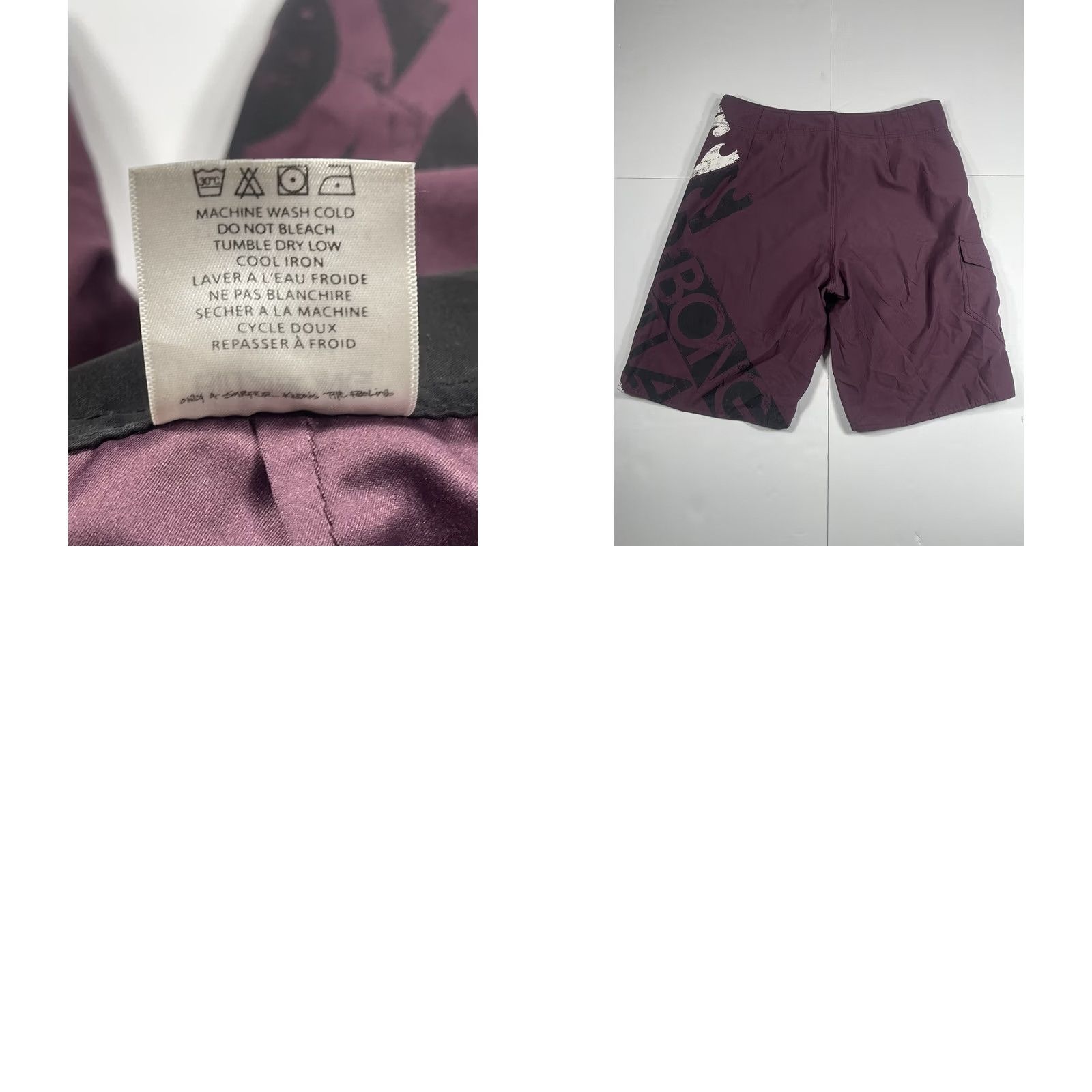 Billabong Billabong Shorts Men’s Size 34 Gray White Swim Trunks Athletic Summer Polyester Mens Bottom Trunks Size US 34 / EU 50 - 8 Thumbnail