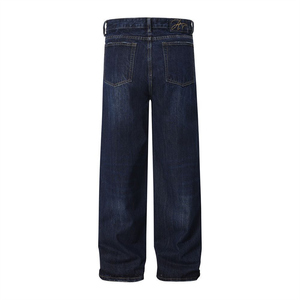 Japanese Brand × Jean Men's distressed loose casual street washed straight jeans Size US 32 / EU 48 - 3 Thumbnail