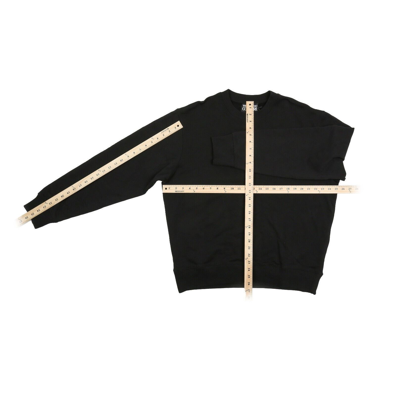 Versace Jeans Couture Versace Jeans Couture Institutional Logo Sweatshirt Black Size US XXL / EU 58 / 5 - 2 Thumbnail
