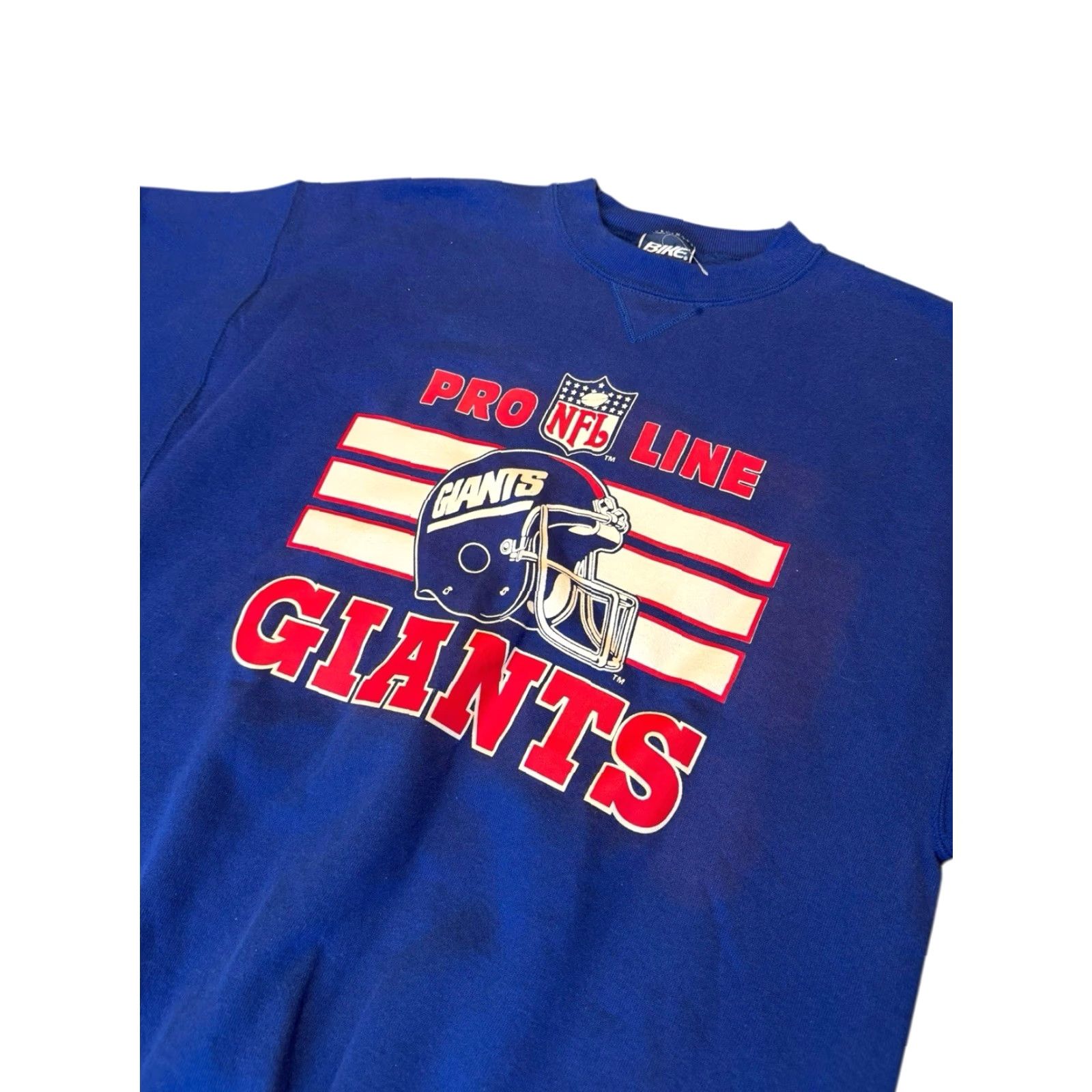 NFL VINTAGE Bike Pro Line 90s New York Giants Mens Blue Sweatshirt L NFL NWT DS Size US L / EU 52-54 / 3 - 6 Thumbnail