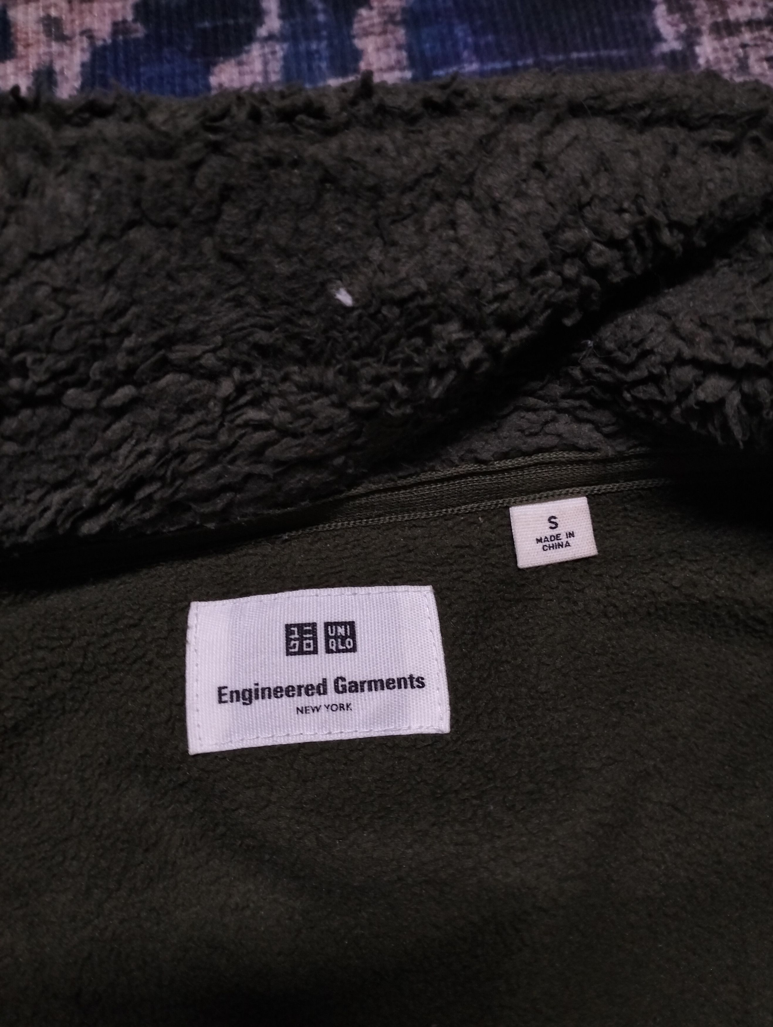 Engineered Garments × Uniqlo ENGINEERED GARMENTS x UNIQLO PATCHWORK SPLIT DEEP PILED JKT Size US S / EU 44-46 / 1 - 9 Thumbnail