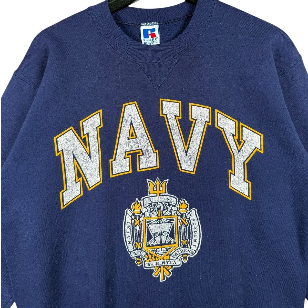 Russell Athletic Vintage US Naval Academy Navy Crewneck Large Size US L / EU 52-54 / 3 - 2 Thumbnail