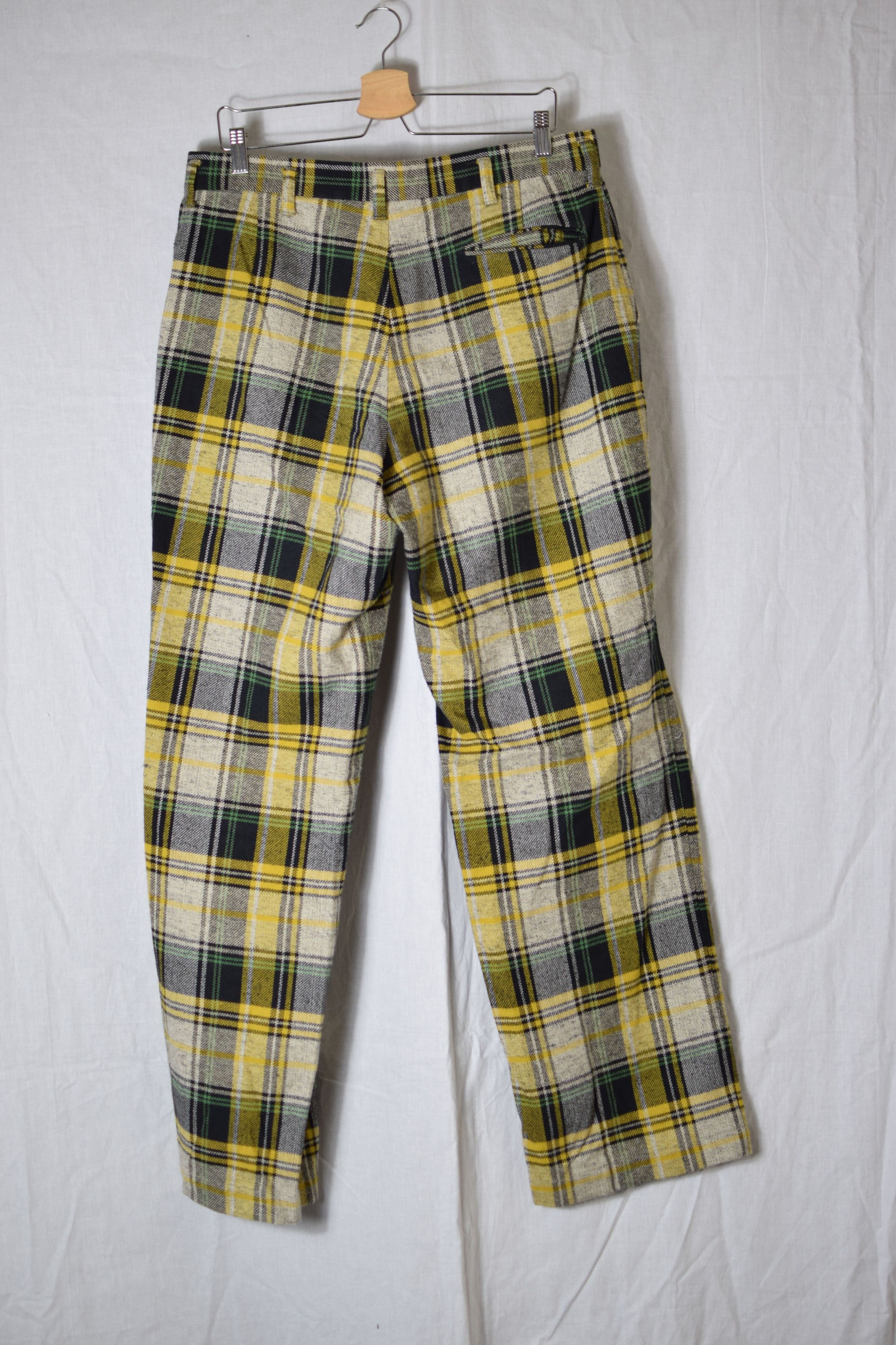 Yohji Yamamoto Yohji Yamamoto 80's Archive Check Pants Size US 32 / EU 48 - 3 Thumbnail