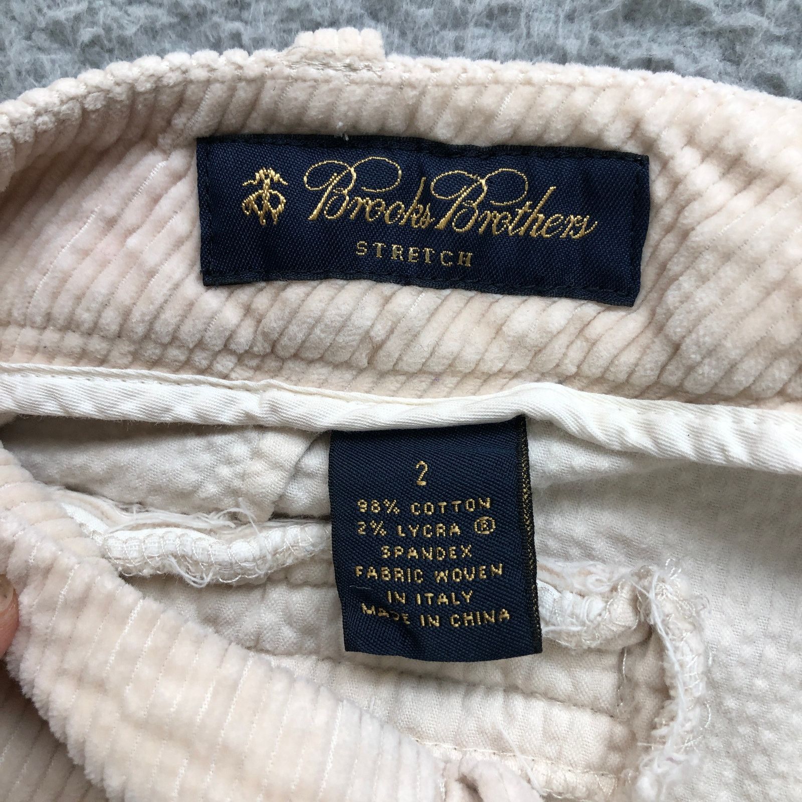 Other Brooks Brothers Corduroy Pants Womens 26x25 XS Size 2 Tan Size 26" / US 2 / IT 38 - 3 Thumbnail