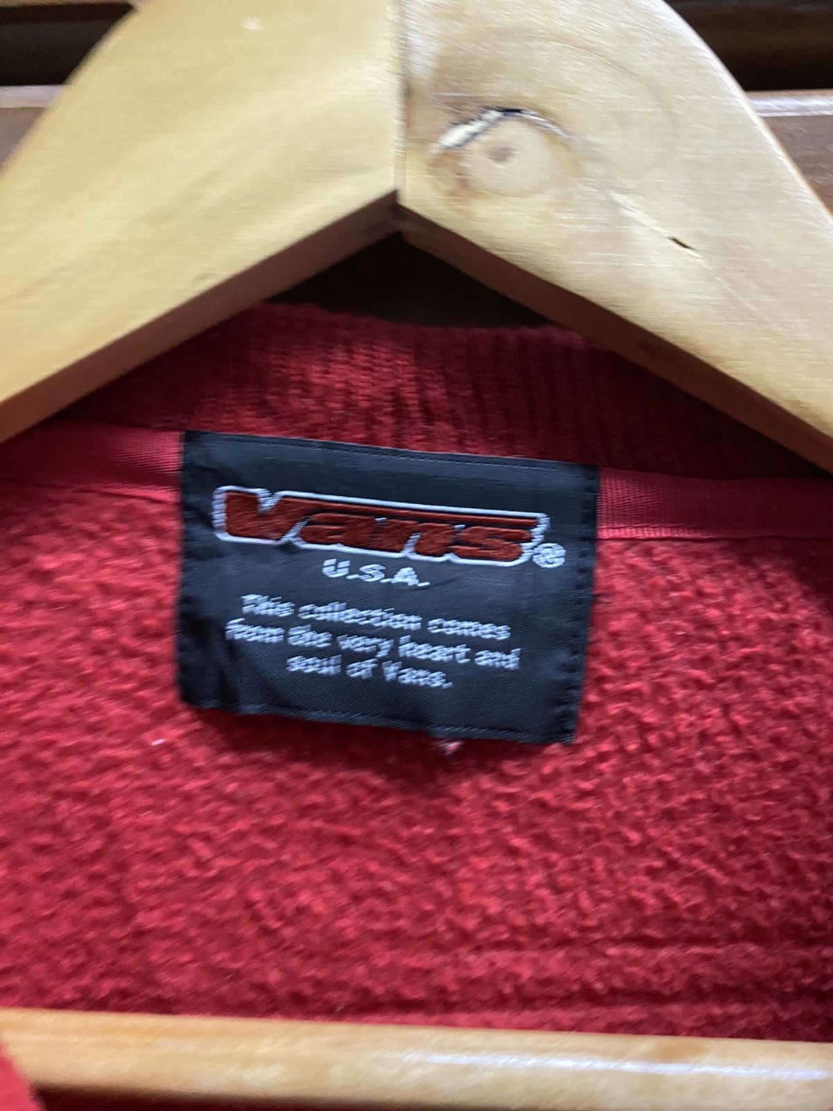 Vans × Vintage Vintage Vans fleece zipper jacket Size US M / EU 48-50 / 2 - 7 Thumbnail