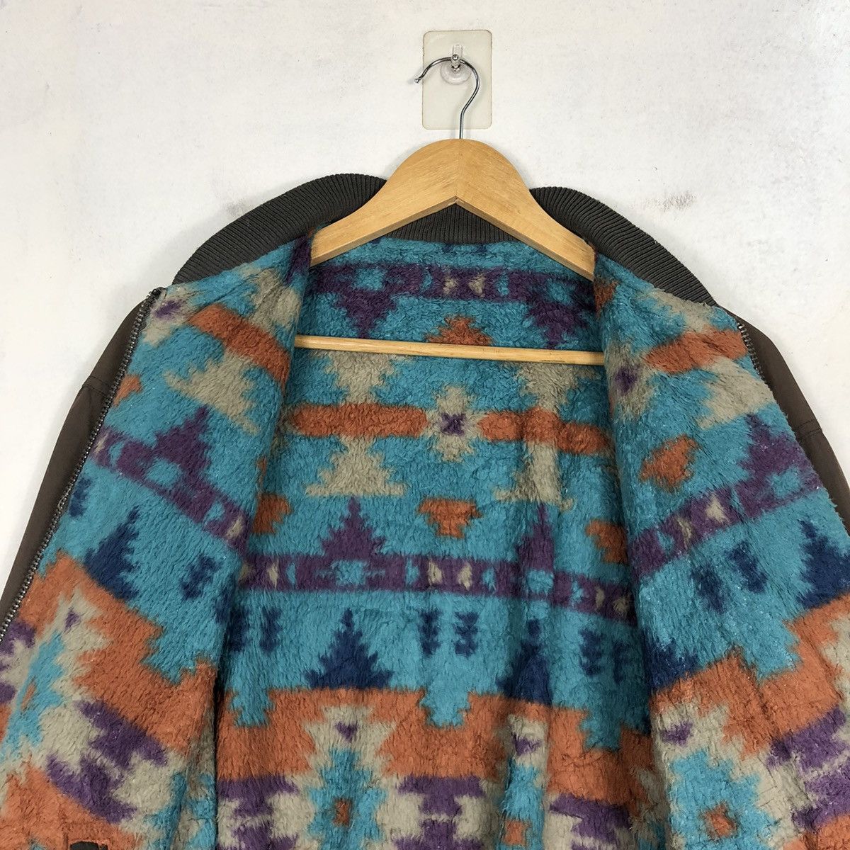 Native × Vintage Titicaca Native Riversible Navajo Bombers Jacket Size US M / EU 48-50 / 2 - 12 Thumbnail