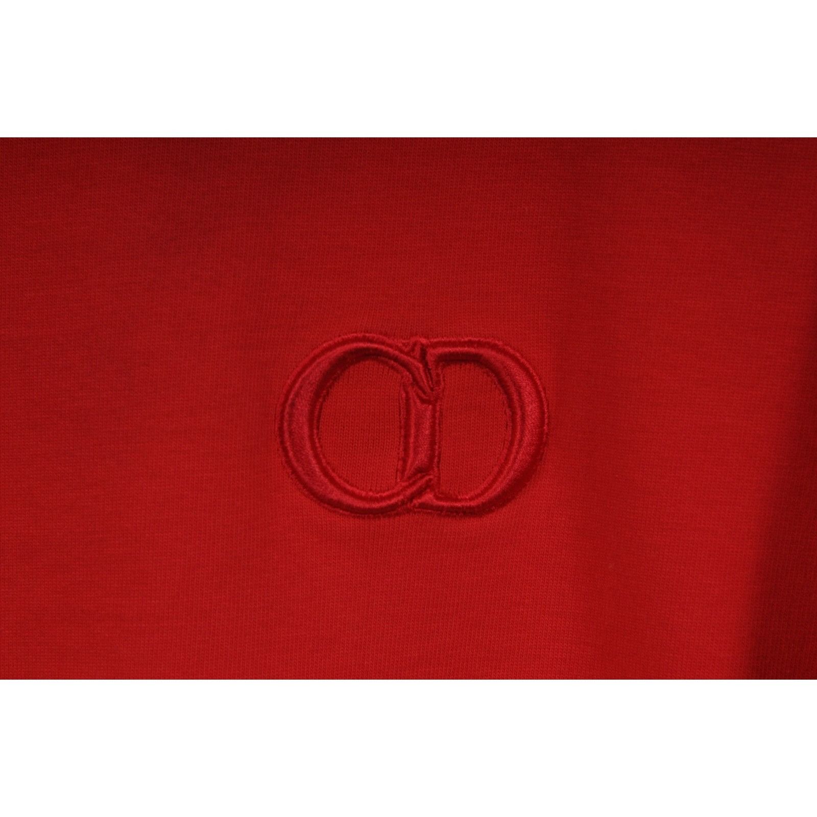 Dior Embroidered CD Logo T Shirt XL Red Size US XL / EU 56 / 4 - 4 Thumbnail