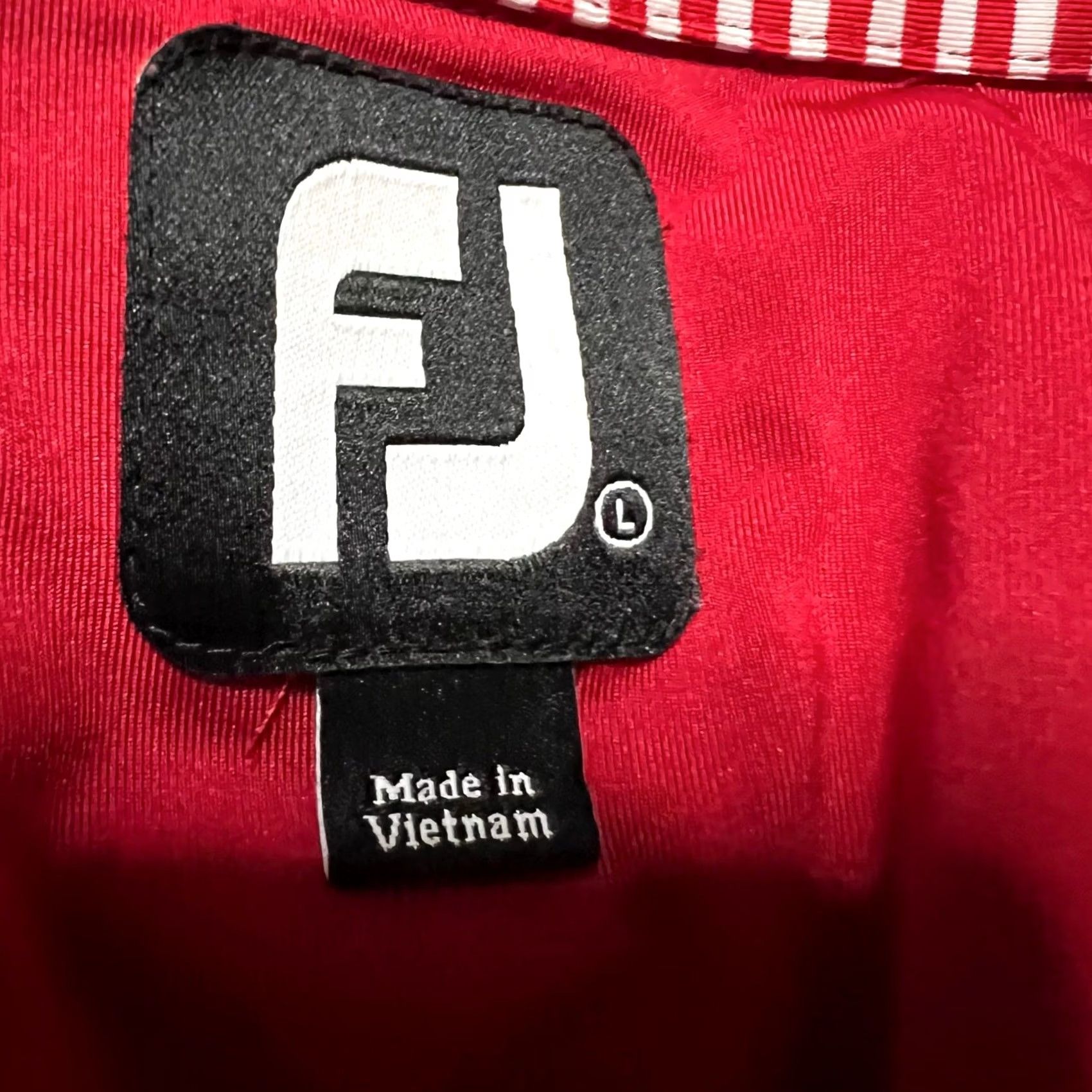 Footjoy FootJoy Golf Polo Shirt Mens Large Red Cadillac Performance Shirt Size US L / EU 52-54 / 3 - 7 Thumbnail