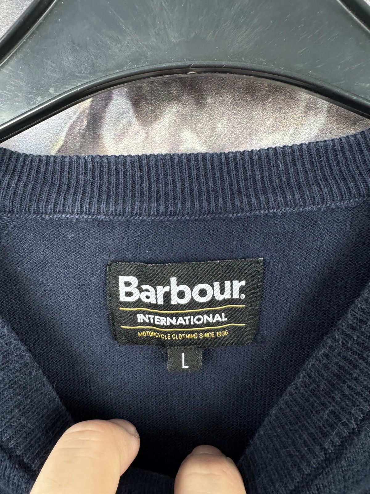Barbour Mens Barbour International Pullover Sweatshirt Size L Size US L / EU 52-54 / 3 - 6 Thumbnail