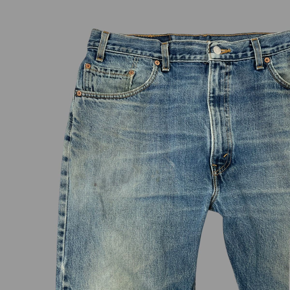 Levi's × Vintage Vintage 90s Levi’s faded mud wash denim jeans Size US 34 / EU 50 - 6 Thumbnail