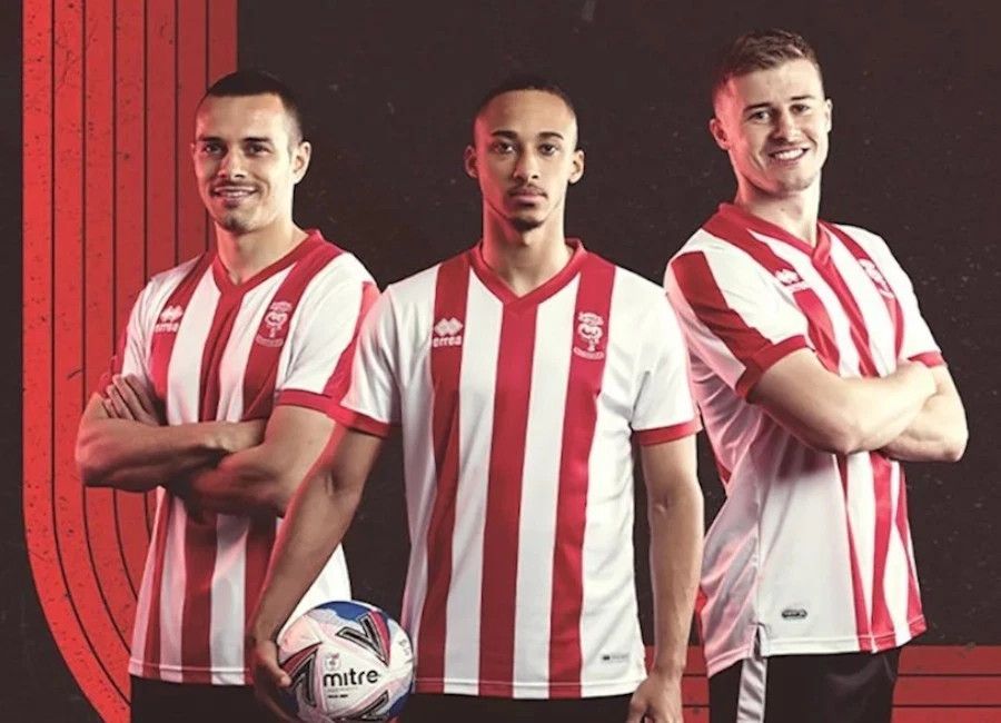 All Sport LINCOLN CITY 2021 2022 HOME FOOTBALL SHIRT SOCCER JERSEY Size US S / EU 44-46 / 1 - 8 Thumbnail