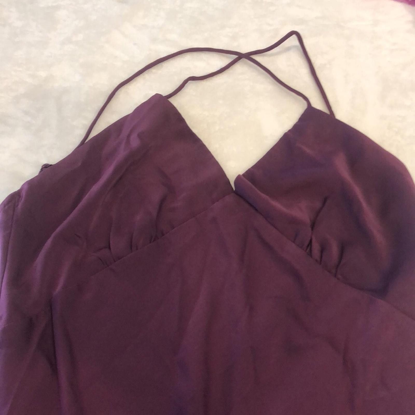 Other Banana Republic Factory Purple maxi dress trappy Plus SZ 16 Size XXL / US 16-18 / IT 52-54 - 4 Thumbnail