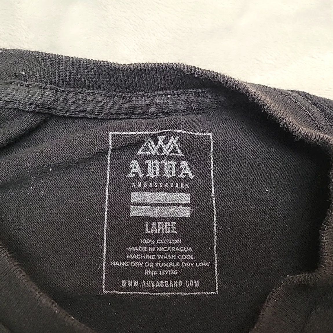 Vintage VINTAGE AVVA Ambassadors Shirt Mens Large Black Surf Y2K Skate Flames Graphic TEE Size US L / EU 52-54 / 3 - 3 Thumbnail