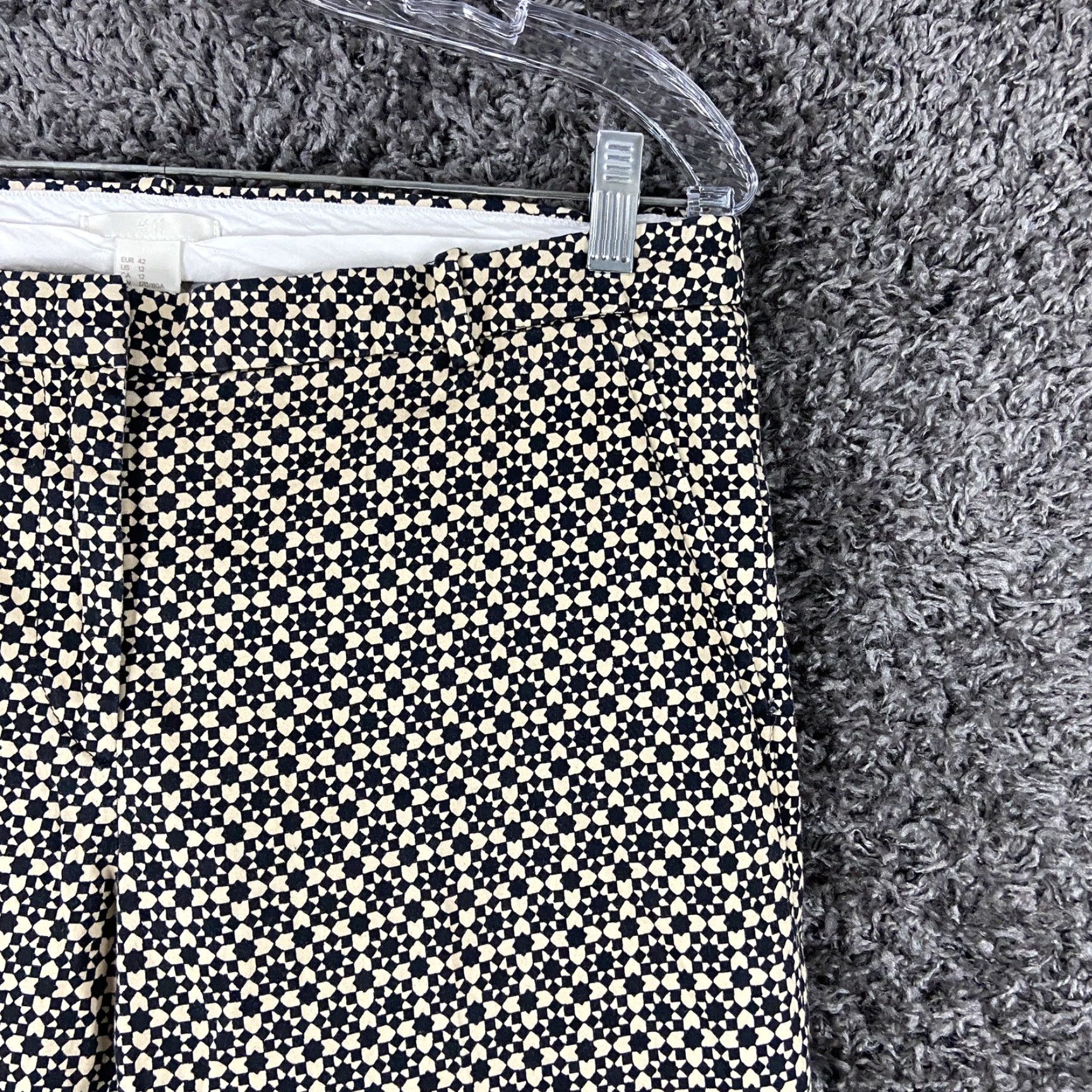 H&M H&M Chino Pants Women Adult 12 Multicolor Pattern Pockets Womens Size 34" / US 12 / IT 48 - 3 Thumbnail