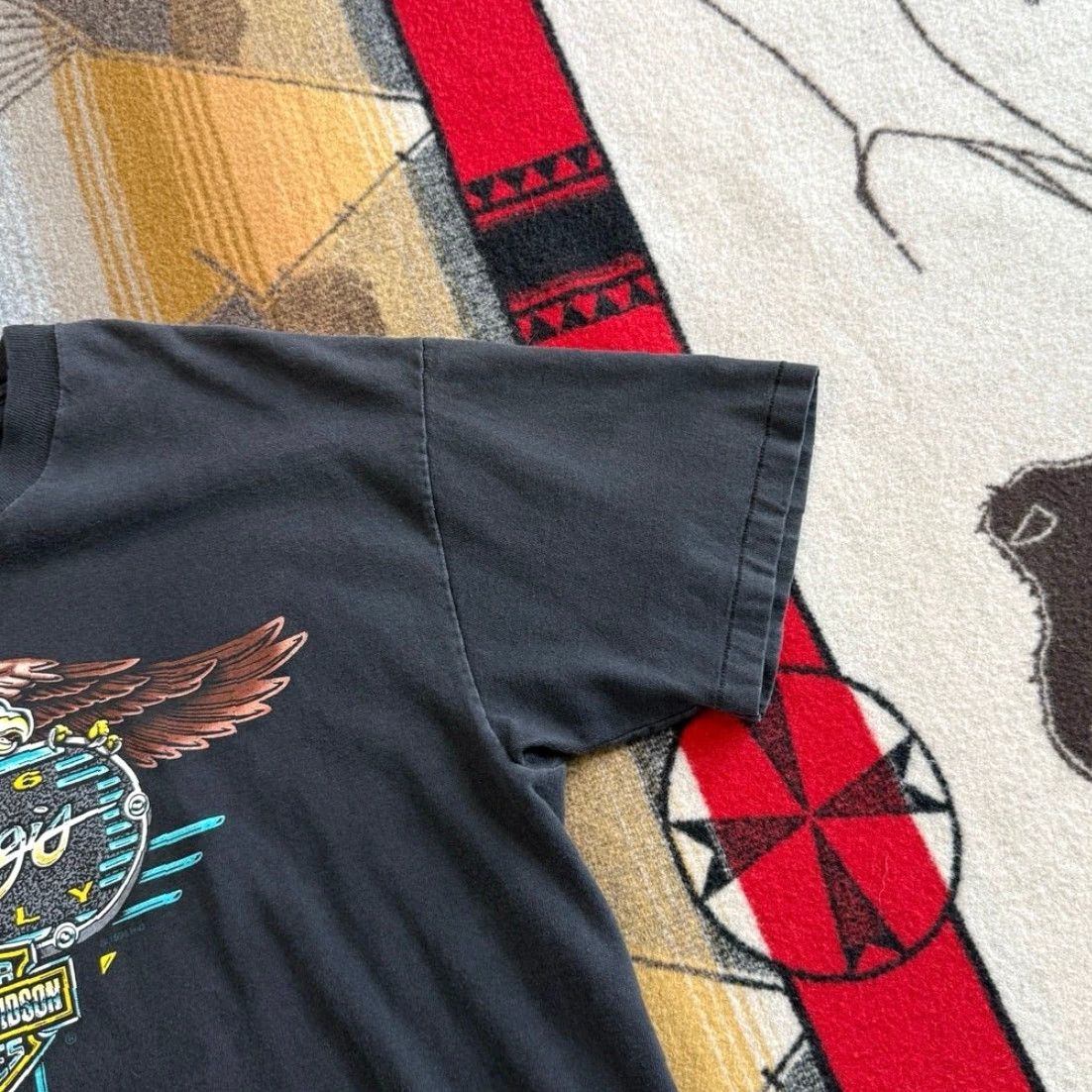 Harley Davidson VINTAGE Harley Davidson Sturgis 1996 Biker T-Shirt Size L USA Size US L / EU 52-54 / 3 - 5 Thumbnail