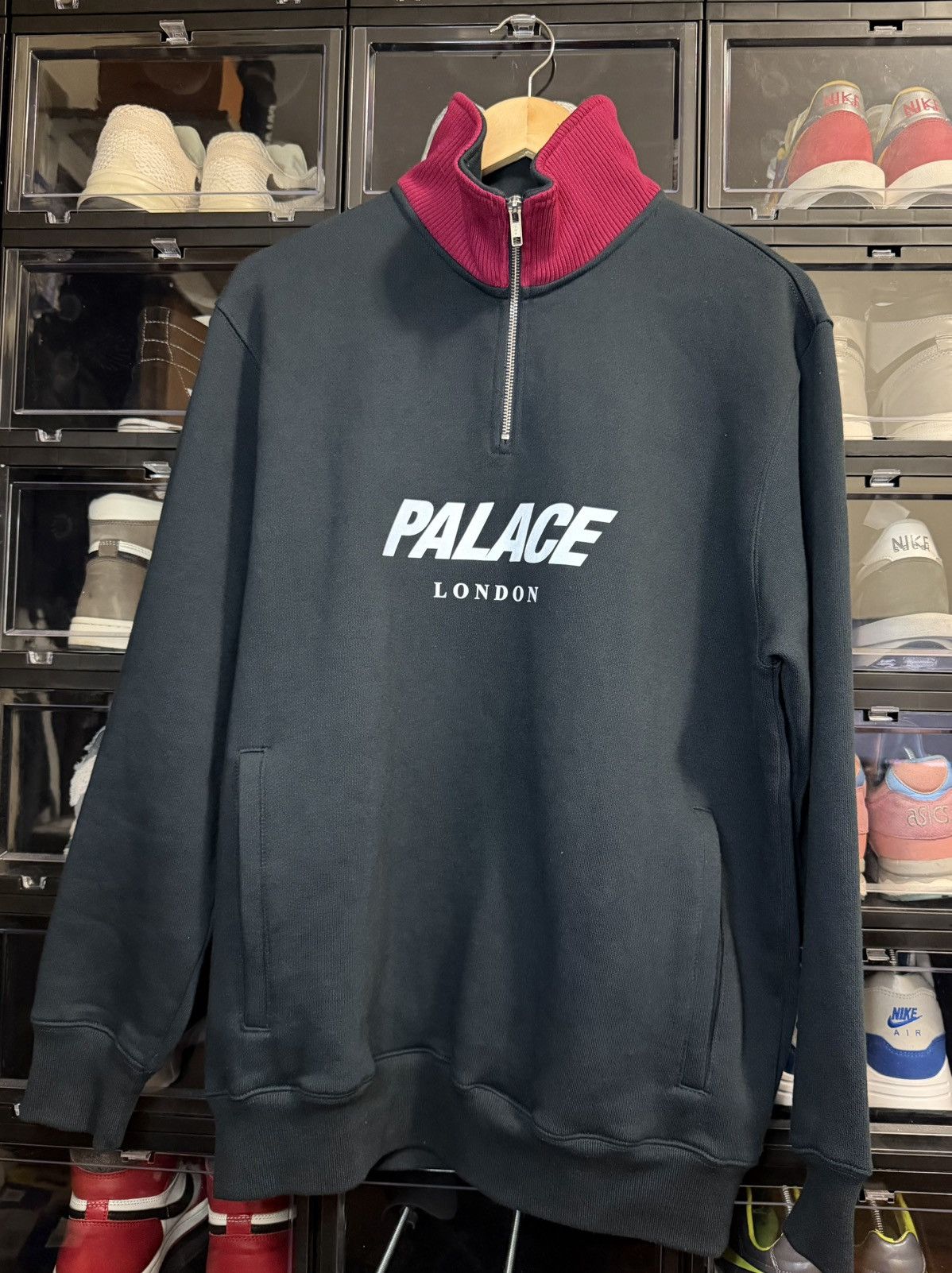 Palace Palace RIB 1/4 ZIP FUNNEL Size US M / EU 48-50 / 2 - 1 Thumbnail