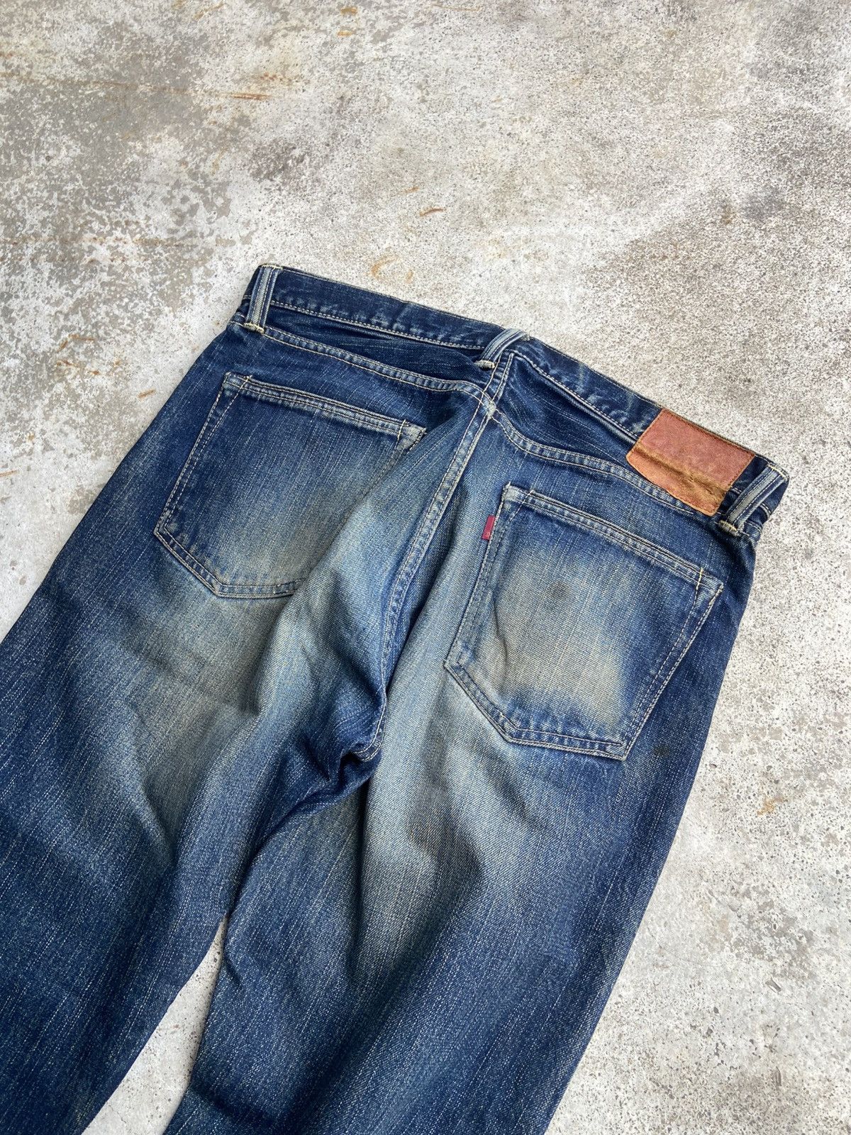 Eternal Vintage Eternal 811 Red Line Selvedge Heavy Distressed Big E Size US 36 / EU 52 - 9 Thumbnail