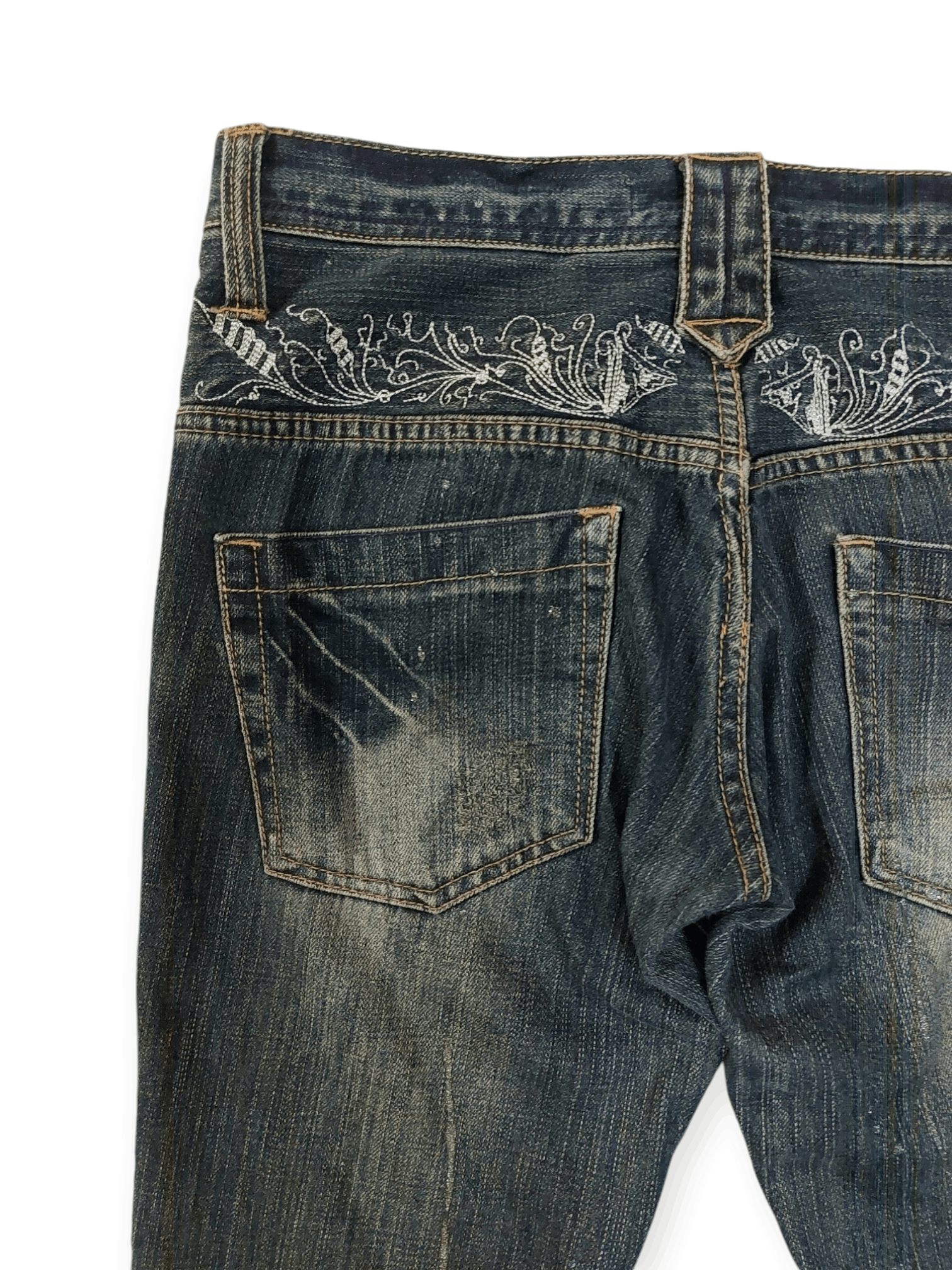 Designer 🔥 Flare Punk Root Three Style Denim Size US 30 / EU 46 - 11 Thumbnail