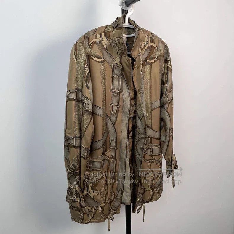 Hermes Hermes Patterned Shirt Size XXS / US 00 / IT 34 - 2 Thumbnail