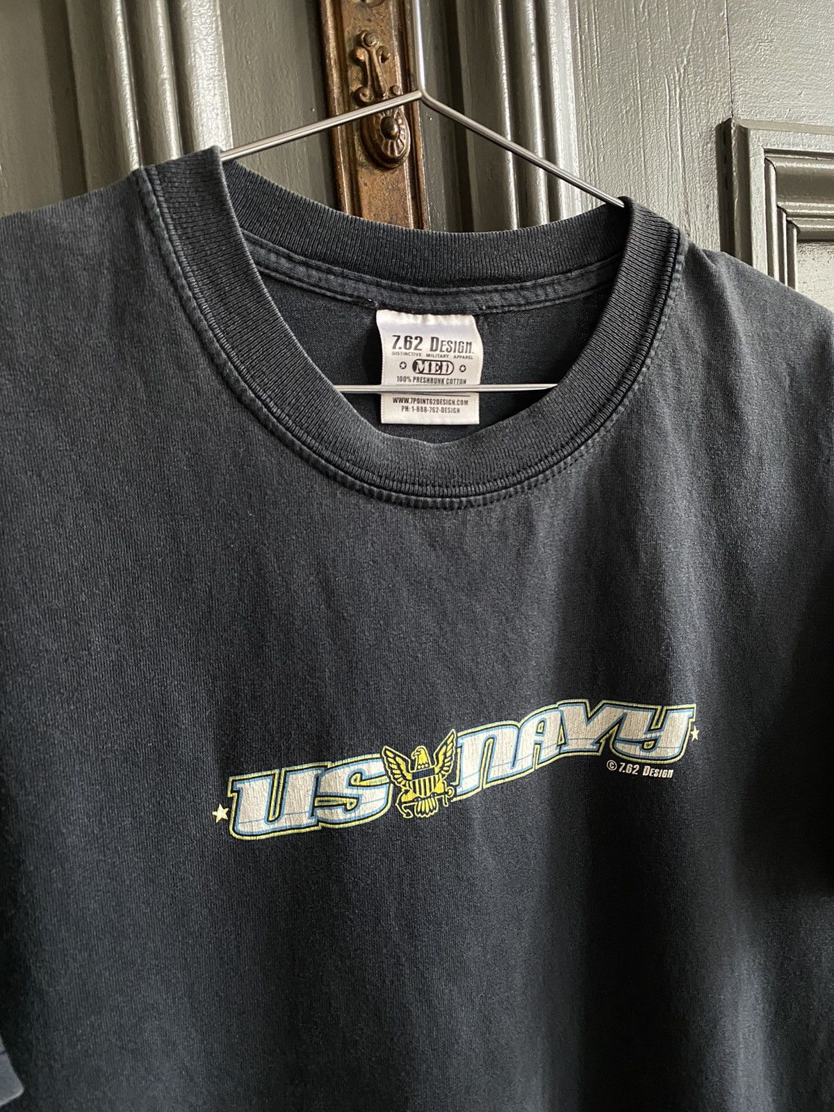 Vintage 7.62 Design Us.Navy Vintage Army T-Shirt. Size US L / EU 52-54 / 3 - 6 Thumbnail