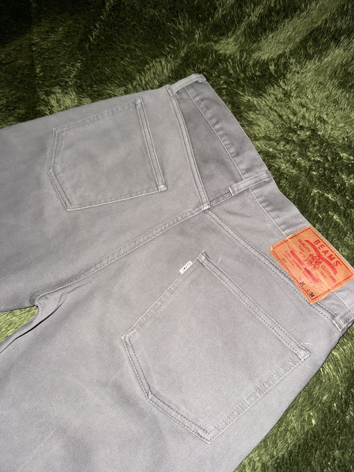Beams Japan [W31/L34] BEAMS JAPAN 211 Original Denim Pants Gray Size US 31 - 9 Thumbnail