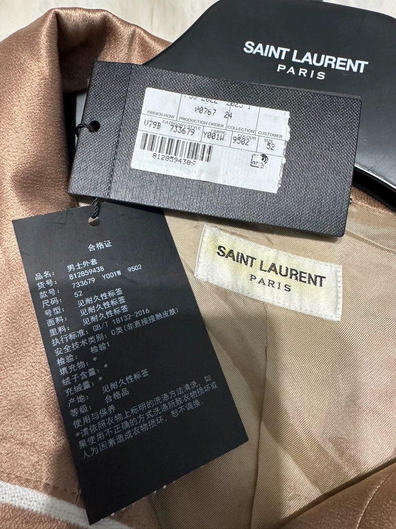Yves Saint Laurent saint laurent Silk teddy jacket 2501-Nextarrow Size US L / EU 52-54 / 3 - 5 Thumbnail