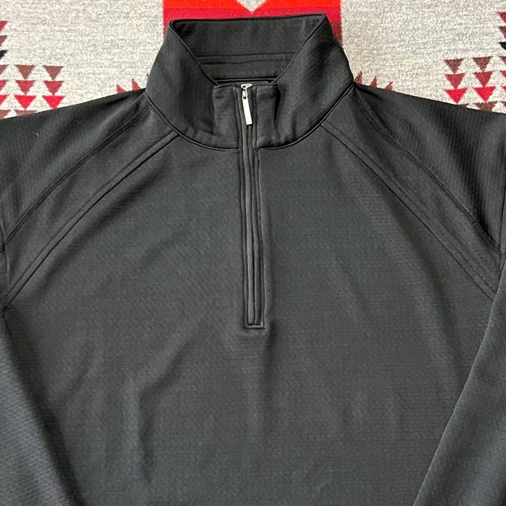 Nike Nike Dri-Fit Golf Pullover Mens Small Black 1/4 Zip Long Sleeve Stretch D1 Size US S / EU 44-46 / 1 - 6 Thumbnail