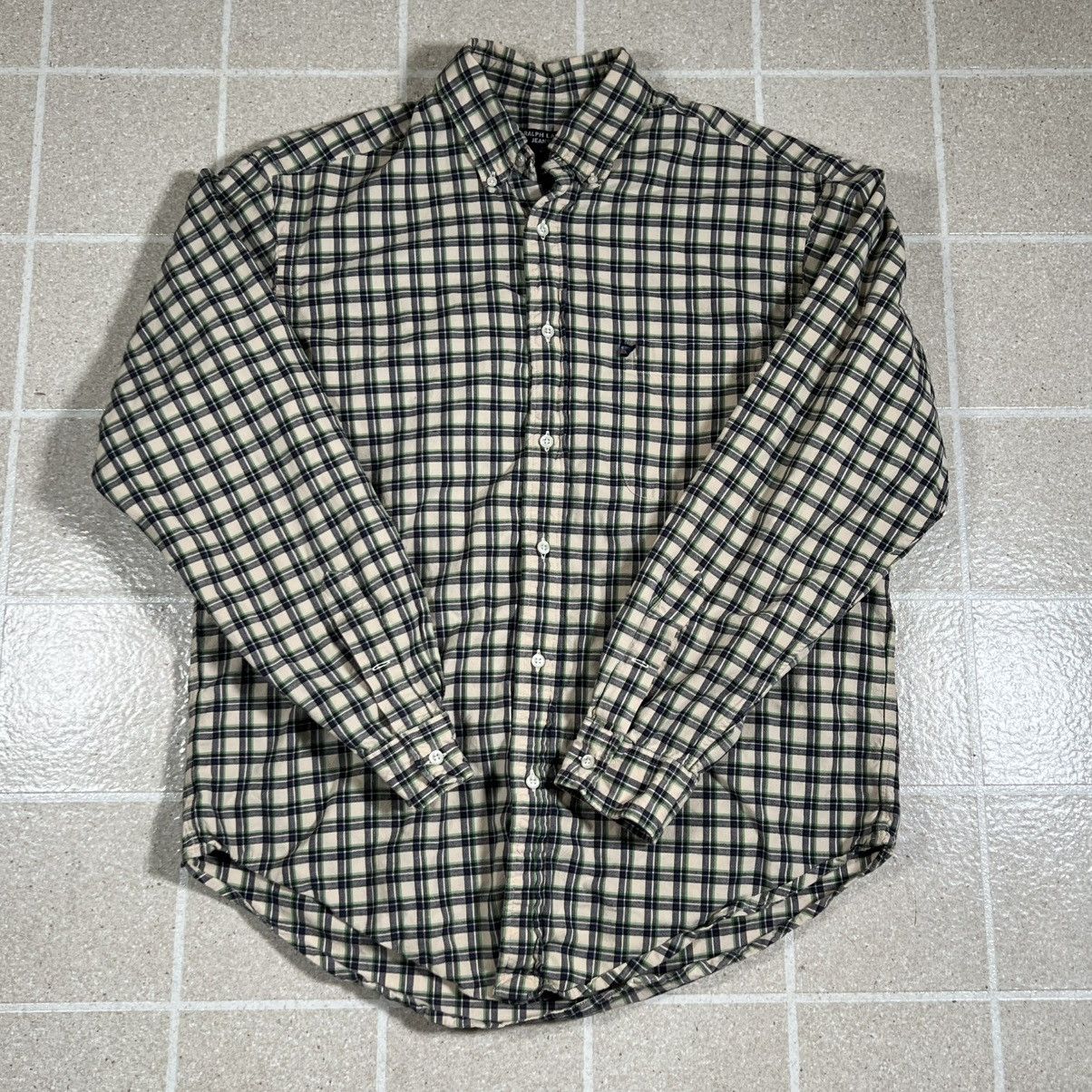 Polo Ralph Lauren Ralph Lauren Jeans Co Shirt Check Plaid Flannel Long Sleeve Size US M / EU 48-50 / 2 - 1 Thumbnail