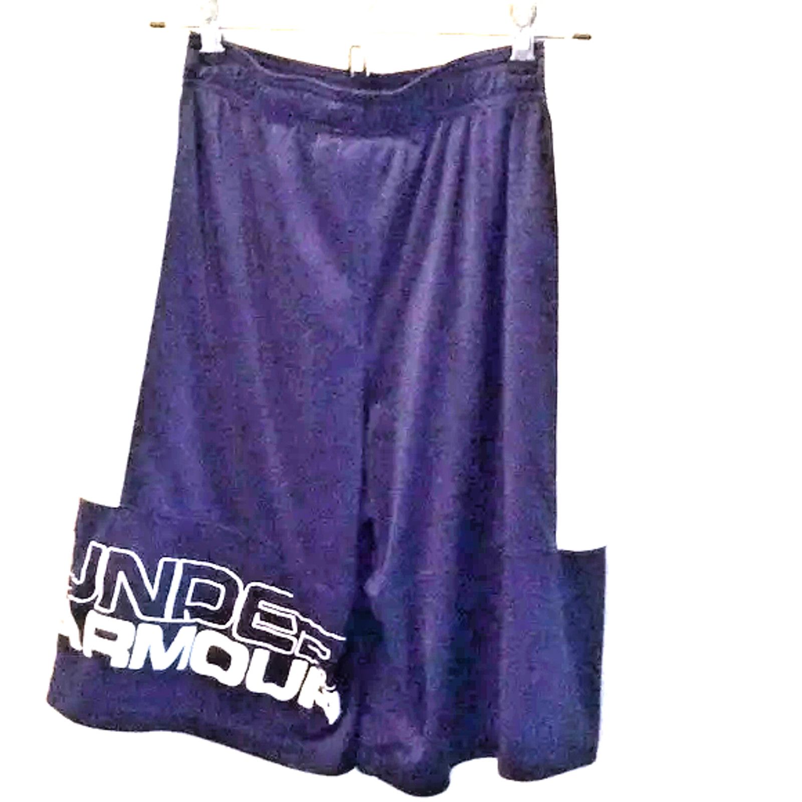 Under Armour UNDER ARMOUR BOYS ATHLETIC SHORTS Navy Blue Sz 14-16 Size US 36 / EU 52 - 1 Thumbnail
