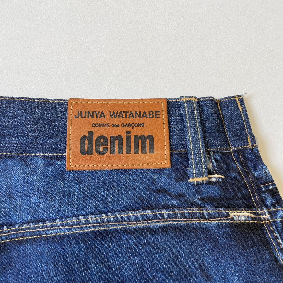 Junya Watanabe S/S ‘Trompe L'oeil’ Denim Printed Jeans Size US 30 / EU 46 - 19 Thumbnail