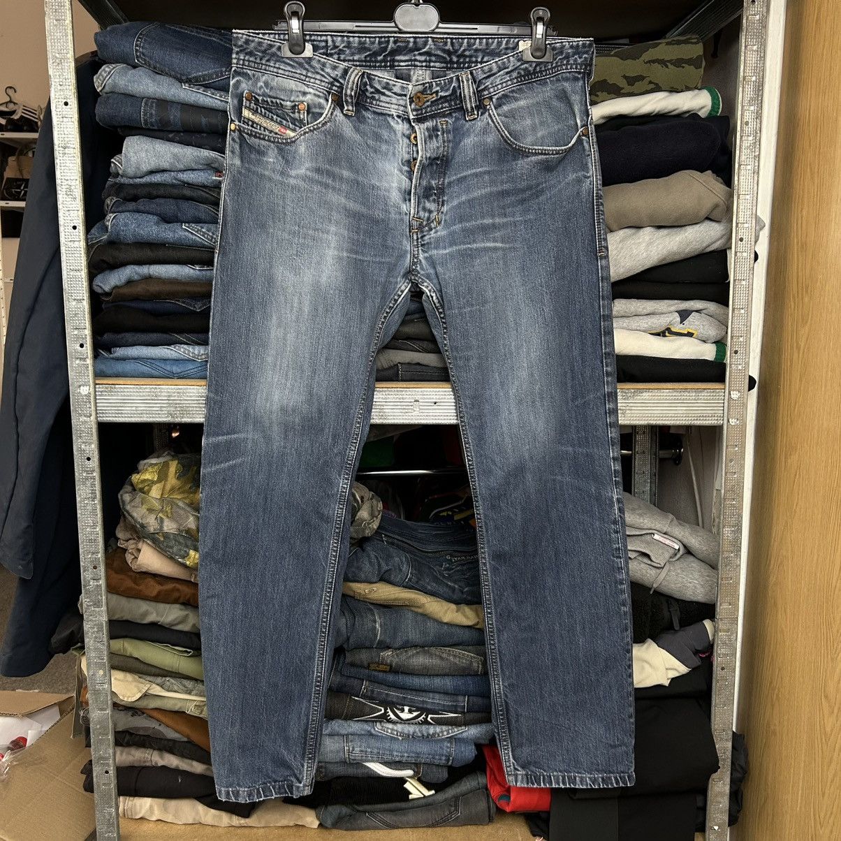 Diesel Vintage Diesel Basic Streetwear blue denim y2k jeans Size US 34 / EU 50 - 7 Thumbnail