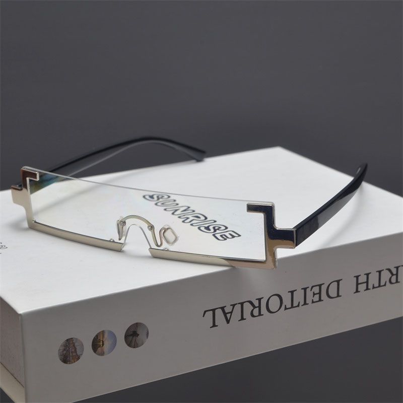 VIBE Vintage Street ins style custom avant-garde sunglasses Size ONE SIZE - 3 Thumbnail