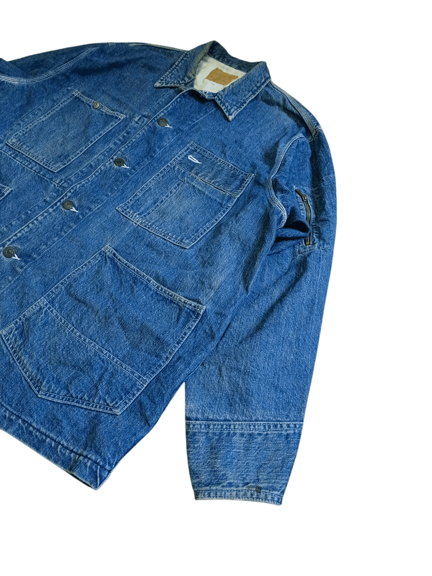 Vintage DISTRESSED VINTAGE VOLUME53 A/W 86 CHORE JACKET Size US L / EU 52-54 / 3 - 3 Thumbnail