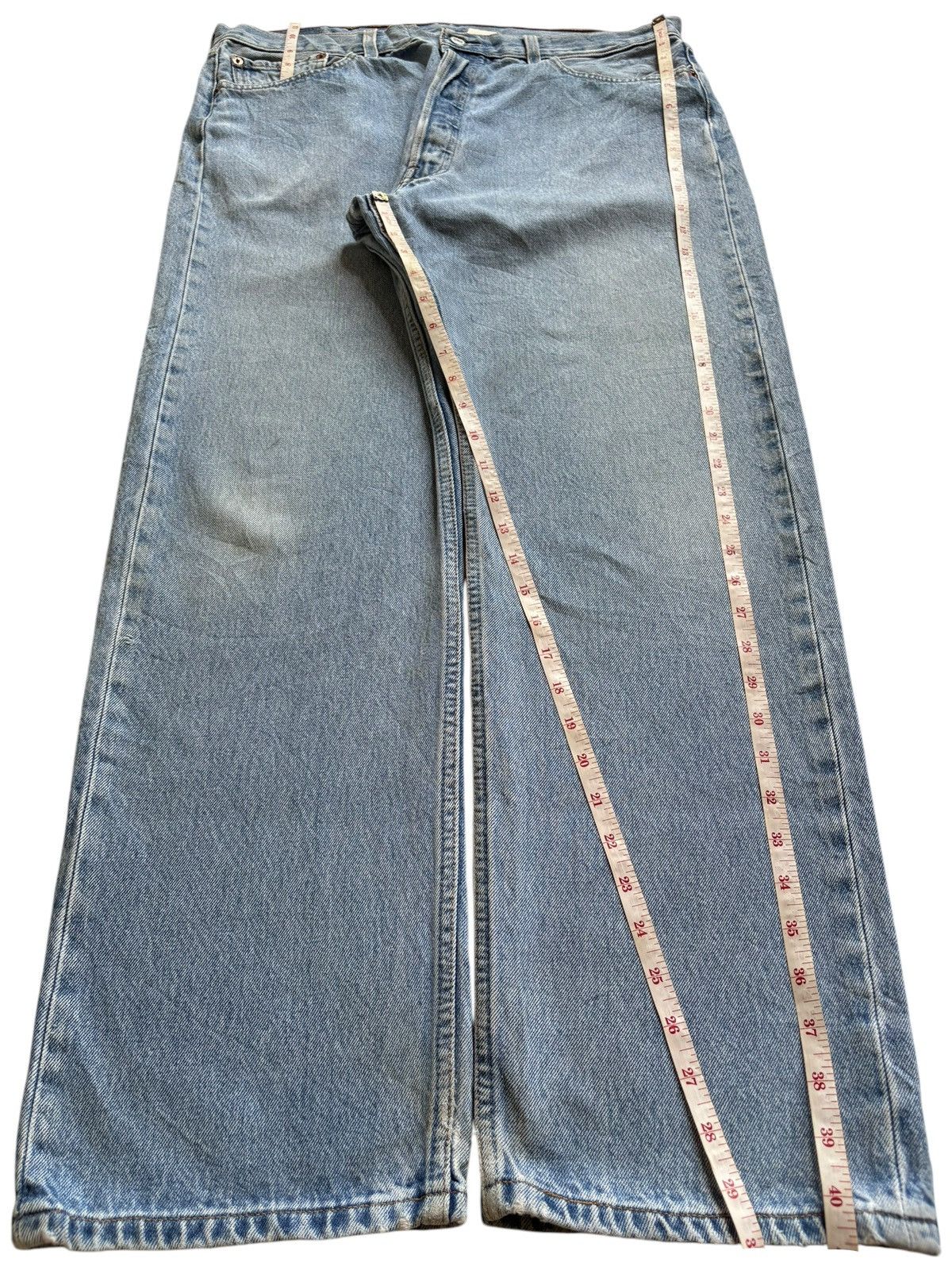 Levi's Vintage 90s Levis 501 Blue Wash Loose Baggy Jeans Size US 36 / EU 52 - 13 Thumbnail