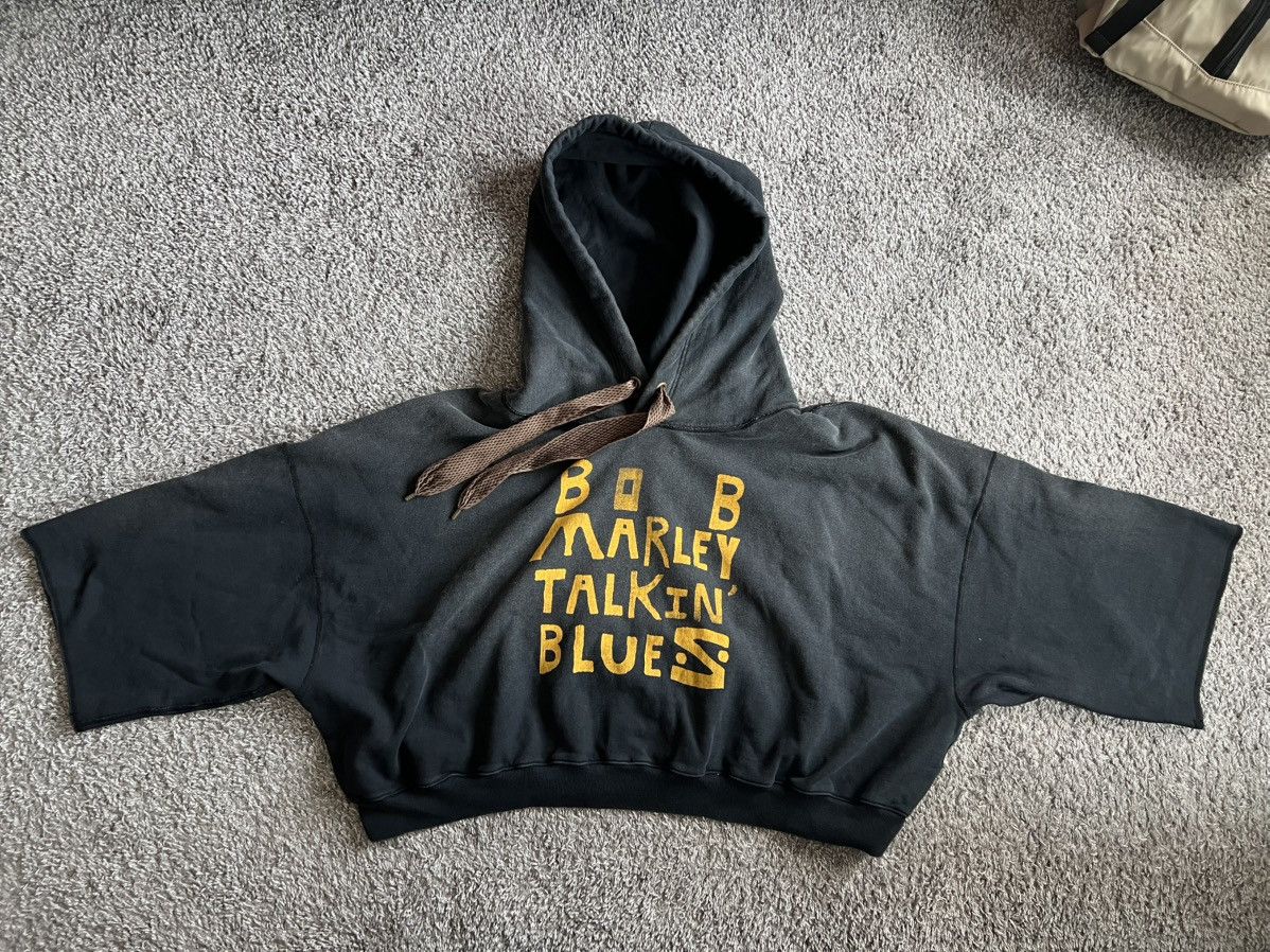 Kapital Fleece Bob Marley Talkin Blues Devil Hoodie ONE SIZE