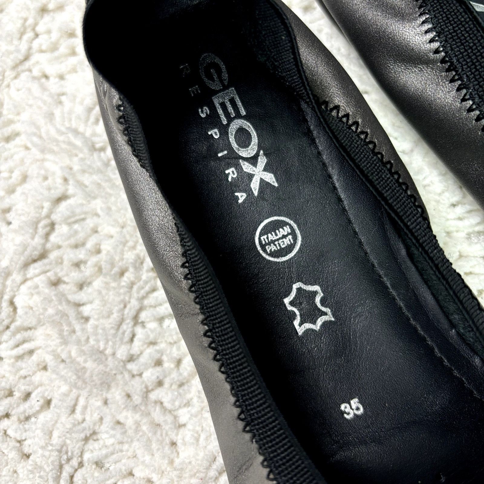 Geox GEOX Ballet Flats NWOT Italian Patent Leather Shoes Women’s Size US 6 / IT 36 - 3 Thumbnail