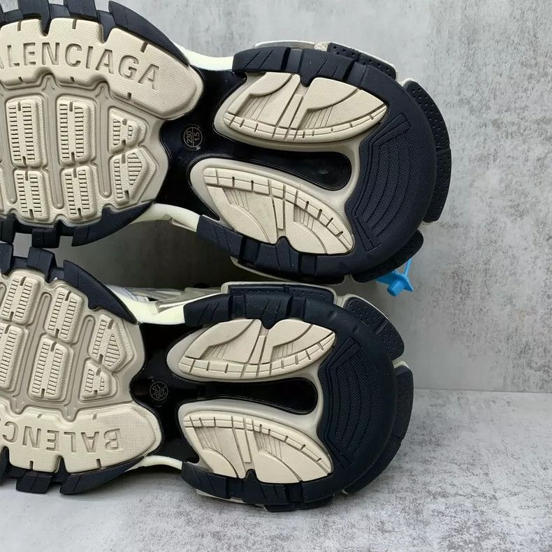 Balenciaga Balenciaga Track Sneakers in Milk Tea Color-2505 Size US 5 / IT 35 - 9 Thumbnail