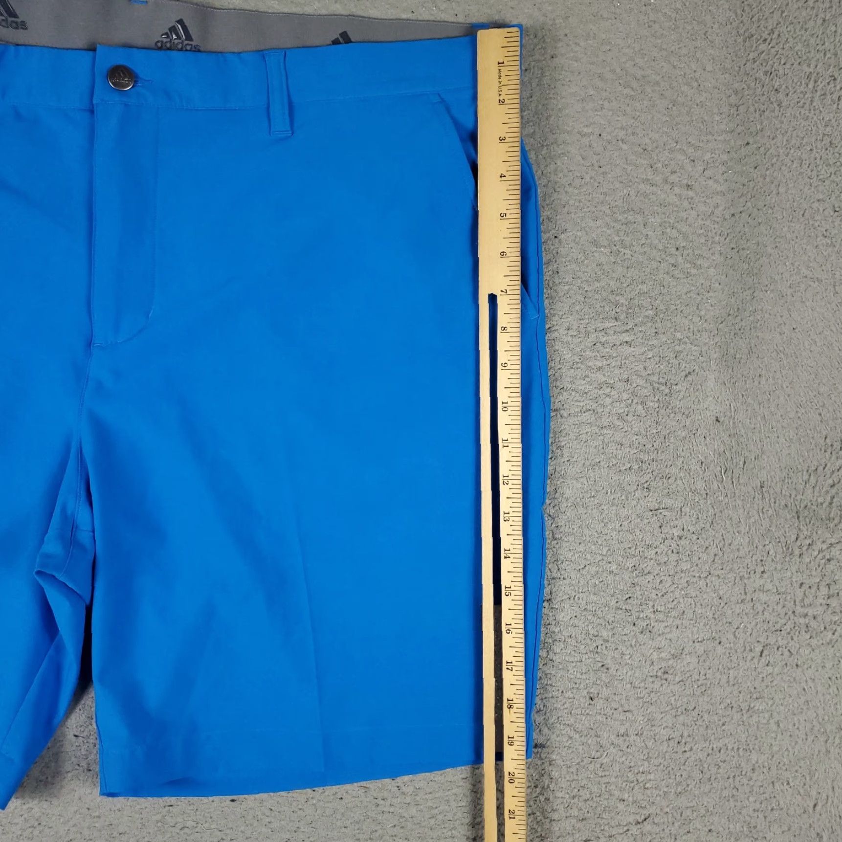 Adidas Adidas Shorts Mens Size 40 Light Blue Golf Casual Slash Pockets Flat Front Chino Size US 40 / EU 56 - 5 Thumbnail